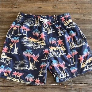 Trunks Tropical Print Men's Shorts
